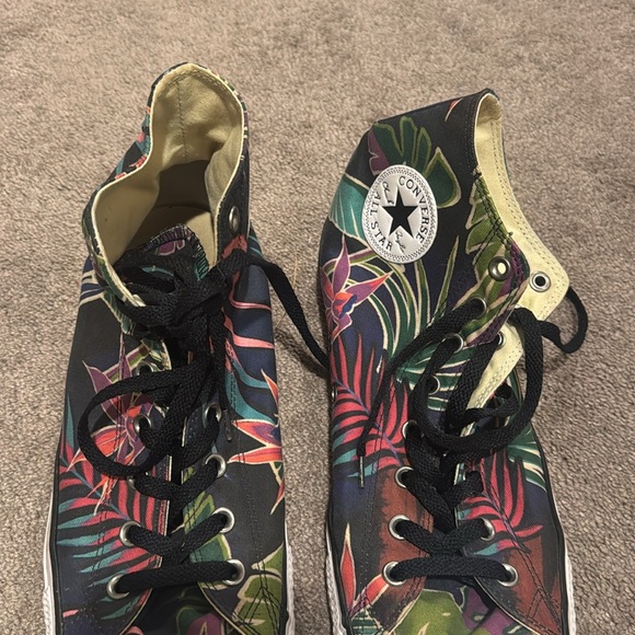 Converse Tropical Print High Top Sneakers SIZE 13M 15W - Picture 3 of 8
